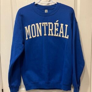 Blue Montréal Sweater